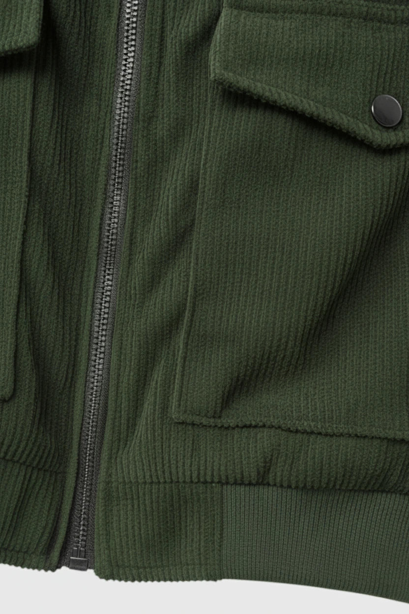George Men's Green Corduroy Jacket