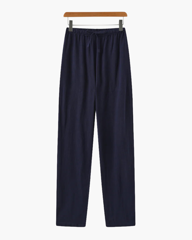 Marrakech Slim Fit Linen Trousers