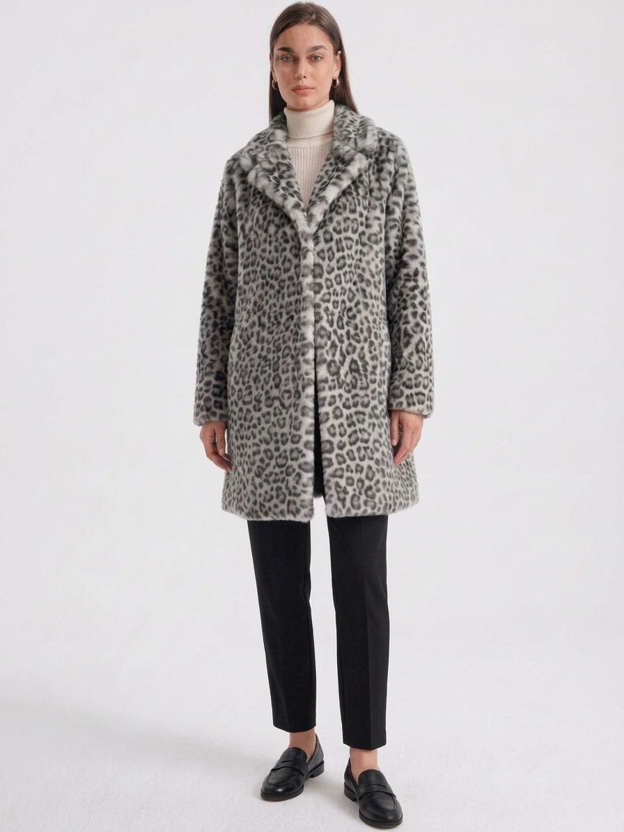 Leopard Print Aria Coat