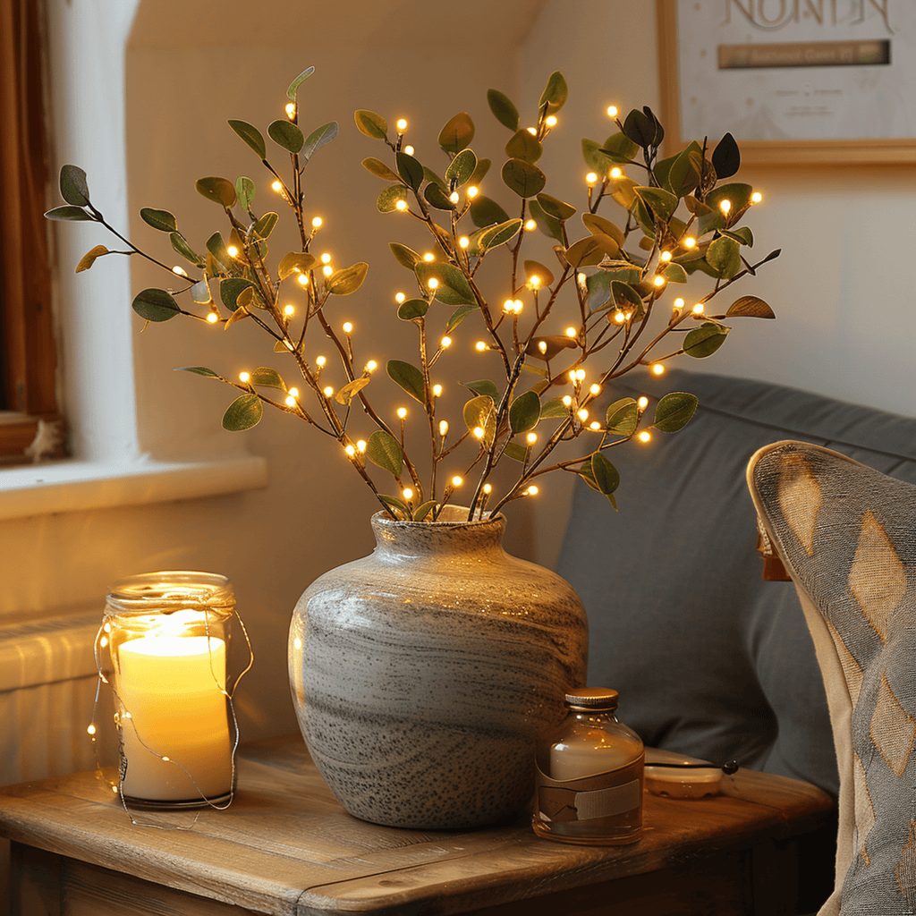 GlowBranch: Enchanting LED Tree Branch for a Touch of Magic