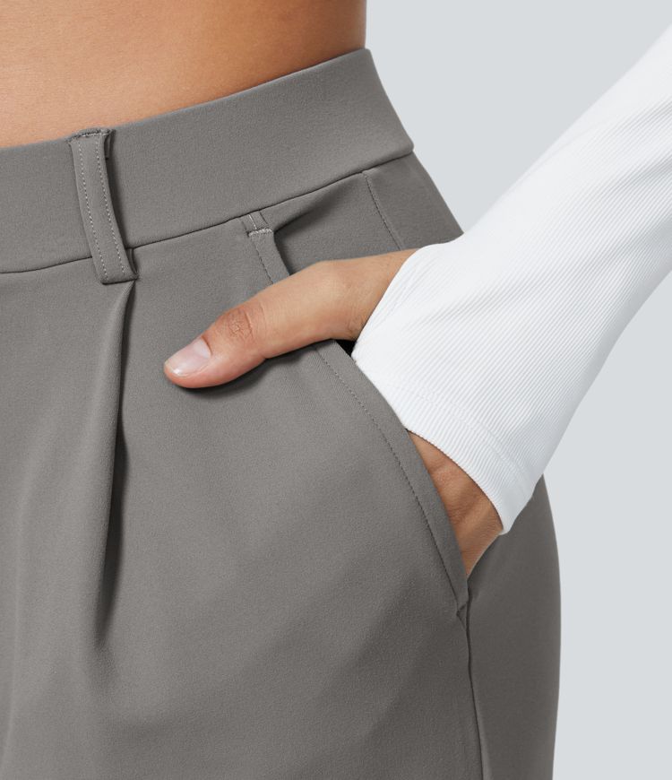 Chic High-Waisted Trousers for Women – Elegant Pants for Work, Office Style and Everyday Outfits