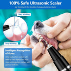 Ultrasonic Pet Tooth Cleaner for Home Use – Gentle Plaque Removal Tool for Dogs and Cats Oral Care