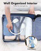 Cabin Trolley Suitcase with Spinner Wheels and Laptop Compartment – Airline-Approved Carry-On Luggage for Business and Travel