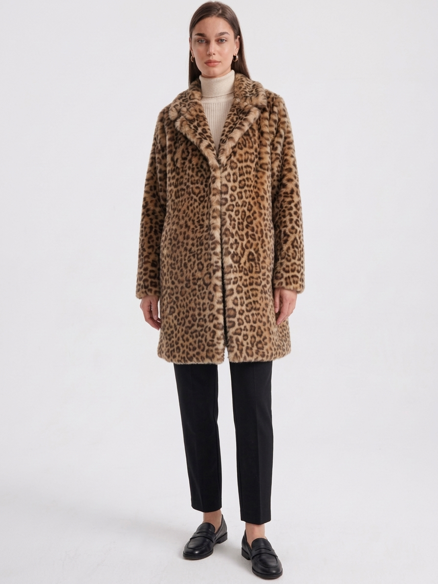 Leopard Print Aria Coat