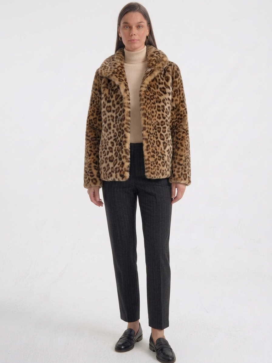 Leopard Print Aria Coat