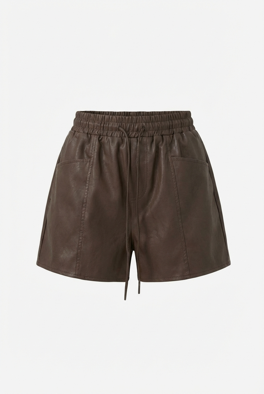 Arden Premium Leather Shorts