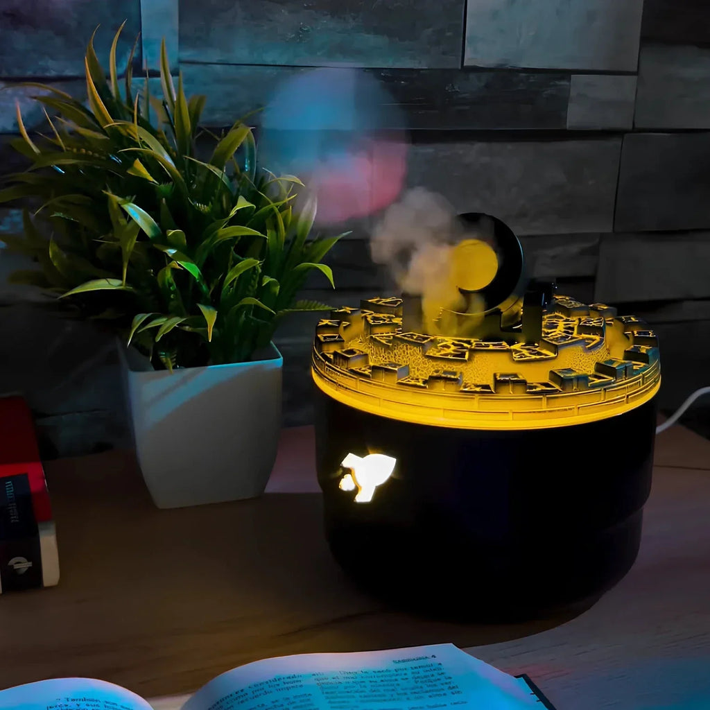Creative Humidifier for Home Use – Powerful Mist Output with Unique Decorative Design for Bedroom and Living Room