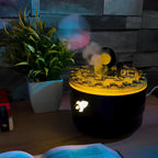 Creative Humidifier for Home Use – Powerful Mist Output with Unique Decorative Design for Bedroom and Living Room