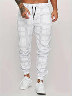 Men’s Checked Jogging Pants for Casual Wear – Comfortable Lounge Pants for Home, Travel and Everyday Style