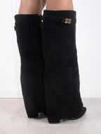Chic Suede Women's Boots – Stylish and Comfortable