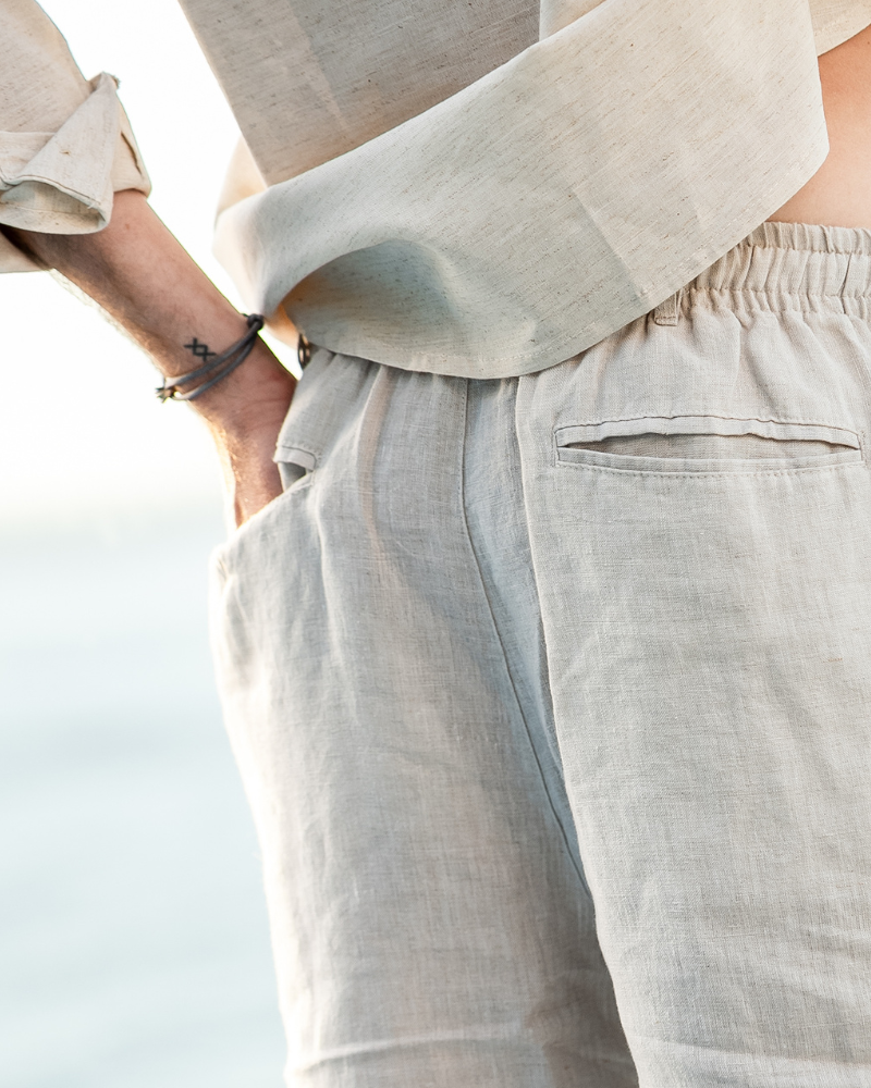 Casablanca - Luxe Linen Shorts