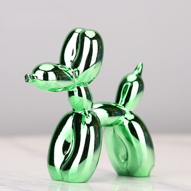 Balloon Dog Art Sculpture for Modern Home Decor – Playful Decorative Figurine for Living Room, Office and Shelves