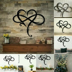 Infinite Heart Iron Wall Art - Timeless Love Design