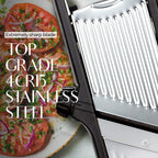 Food Slicer with Cut-Resistant Safety Gloves – Precision Kitchen Tool for Safe and Efficient Food Preparation