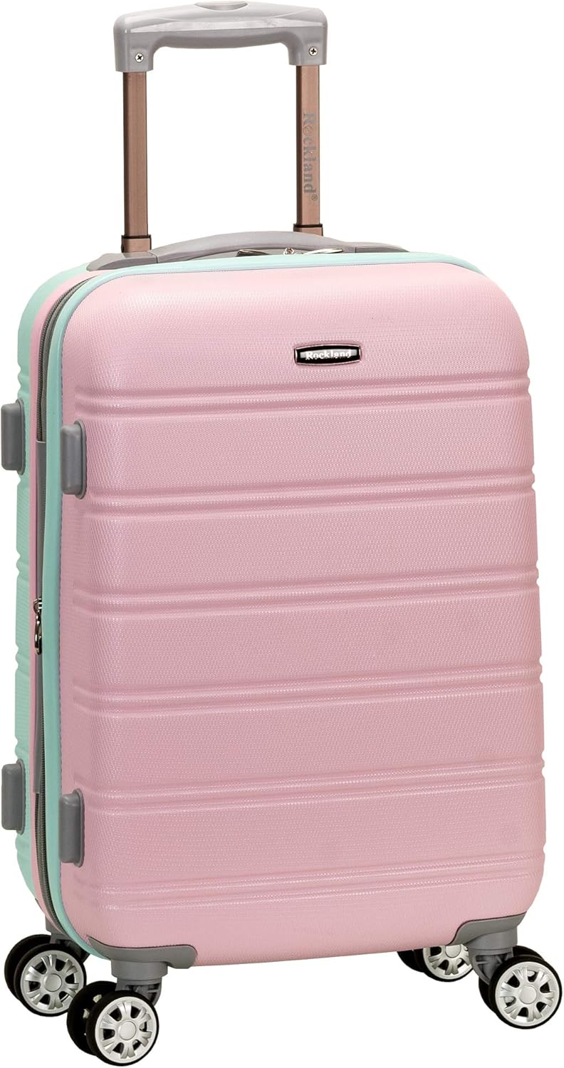 Ultra-Light Expandable Hard Shell Carry-On Suitcase with Dual Spinner Wheels – Lightweight Cabin Luggage for Air Travel and Short Trips