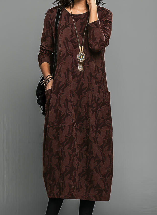 Kayla | Printed Midi Dress for Women - Perfect for Wedding Guests