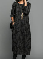Kayla | Printed Midi Dress for Women - Perfect for Wedding Guests