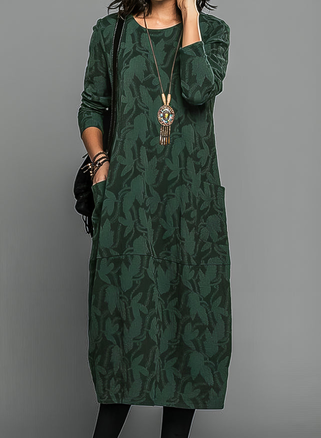 Kayla | Printed Midi Dress for Women - Perfect for Wedding Guests