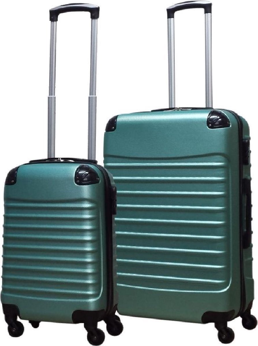 2-Piece Hardshell Luggage Set for Travel – Lightweight Durable Suitcases with Spinner Wheels for Holidays and Business Trips