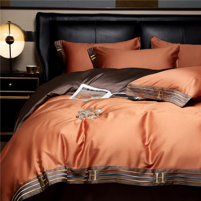 Luxury Embroidered Bedding Set for Bedroom Decor – Elegant Bed Linen for Comfortable Sleep and Stylish Interiors