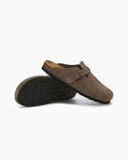 Vintage-Inspired Suede Clogs