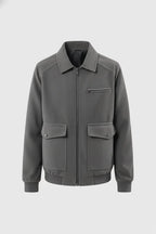 Liam – Grey Corduroy Jacket for Men