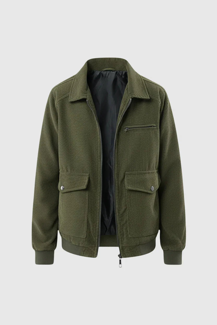 George Men's Green Corduroy Jacket