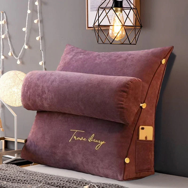 Wedge-Shaped Back Support Cushion - Ultimate Comfort