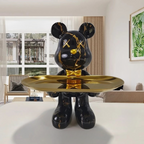 Decorative Bear Storage Figure for Home Decor – Functional Accent Organizer for Living Room, Office and Shelves