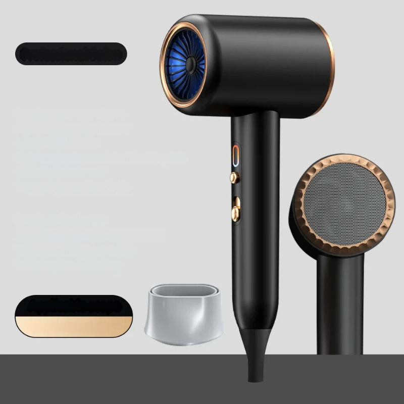 High-Power Hair Dryer Brush with Dual Temperature Settings – All-in-One Styling Tool for Fast Drying and Smooth Hair at Home