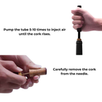 Air Pressure Corkscrew for Easy Wine Opening – Quick Cork Removal Tool for Home Use and Entertaining