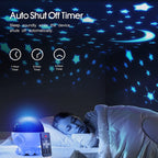 LED Night Light Projector with Ocean & Star Effects – Relaxing Bedroom Projector with Music Feature for Kids and Adults