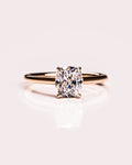Extended Cushion Ring – Modern Statement Design with Soft Sculptural Shape