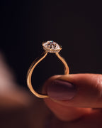 Extended Cushion Ring – Modern Statement Design with Soft Sculptural Shape