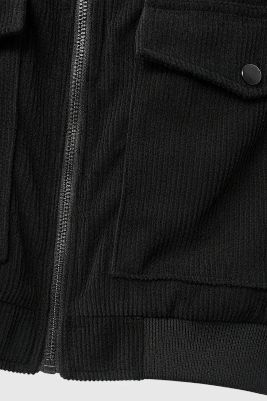 Jack – Black Corduroy Jacket for Men