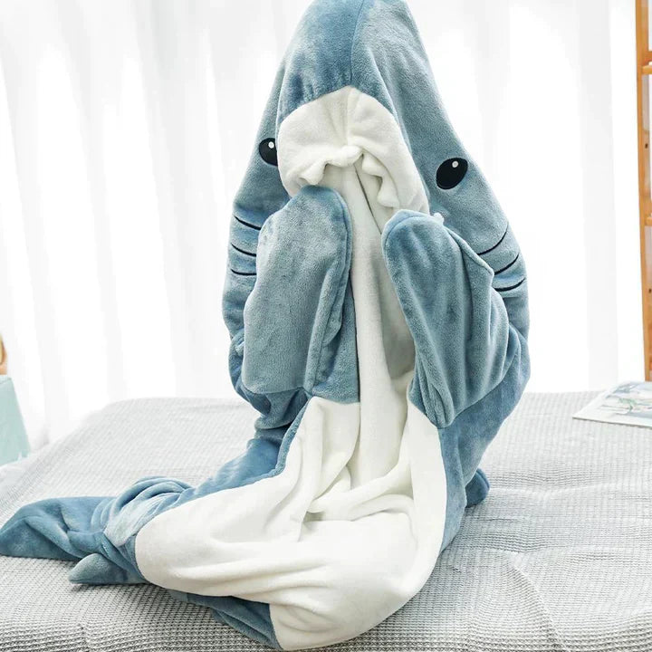 Ultra-Soft Shark Onesie for Kids and Adults – Cozy All-in-One Costume for Lounging, Sleepwear and Fun Outfits