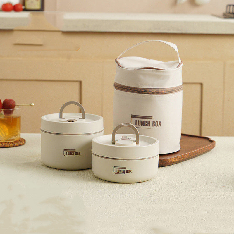 Insulated Stainless Steel Bento Box Stackable Lunch Container with Thermal Storage