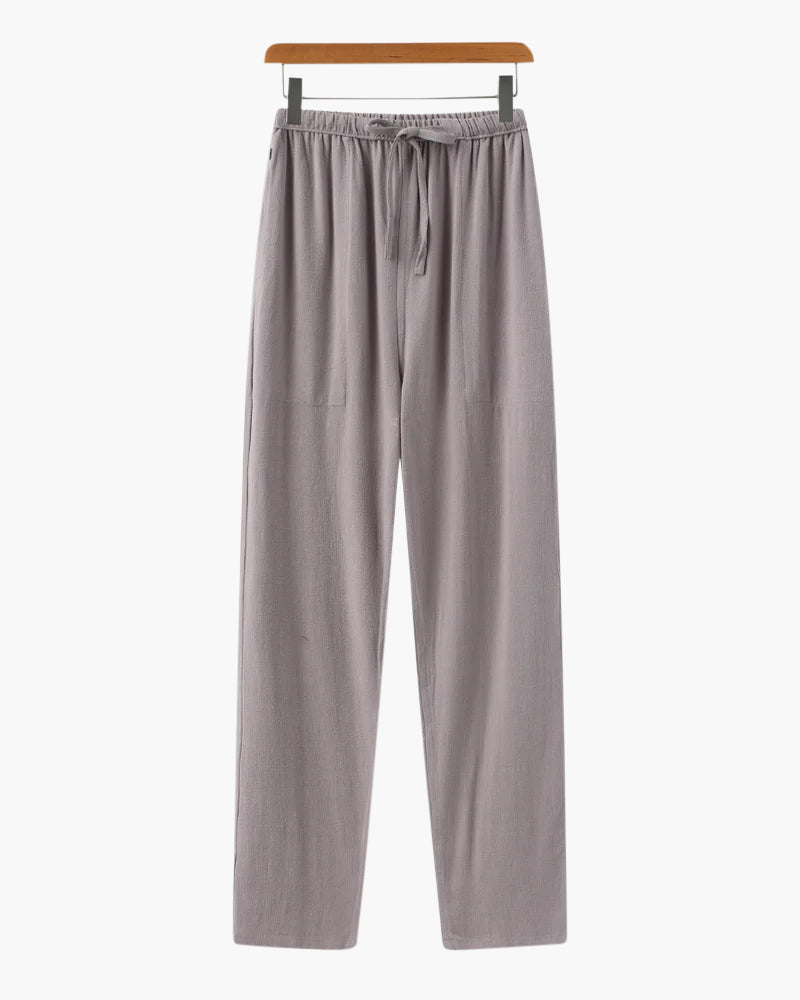 Marrakech Slim Fit Linen Trousers