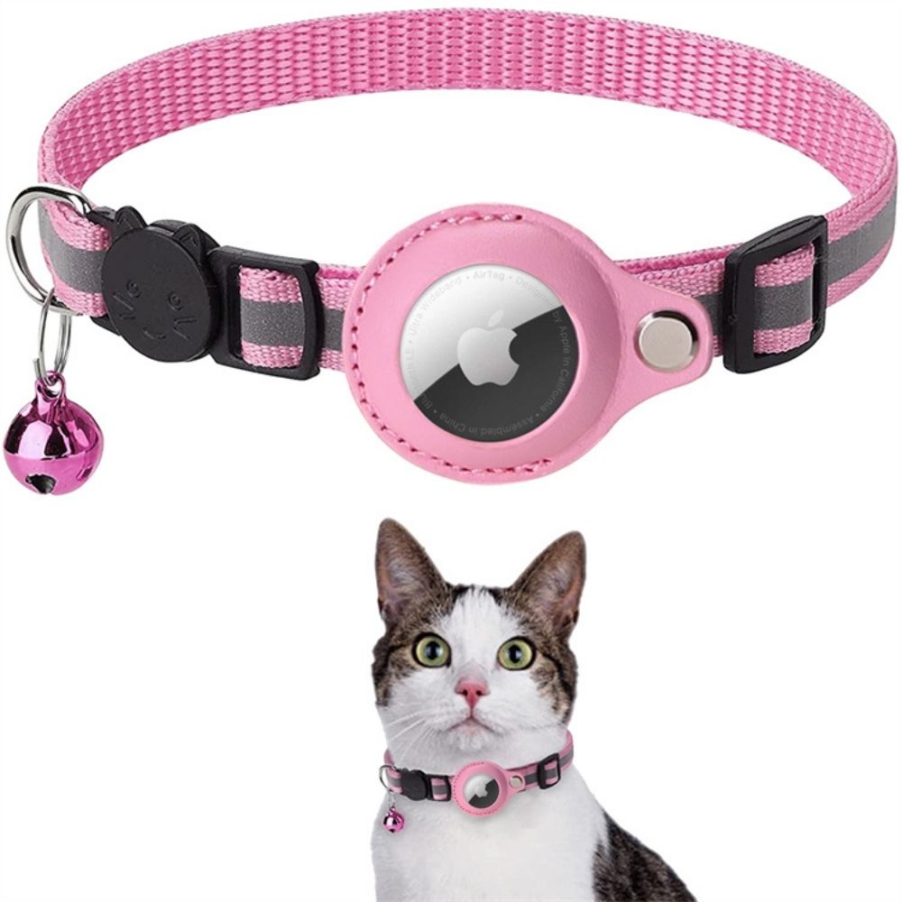 Reflective Cat GPS Tracker Collar – Breakaway Safety Buckle, Adjustable Fit & Night Visibility
