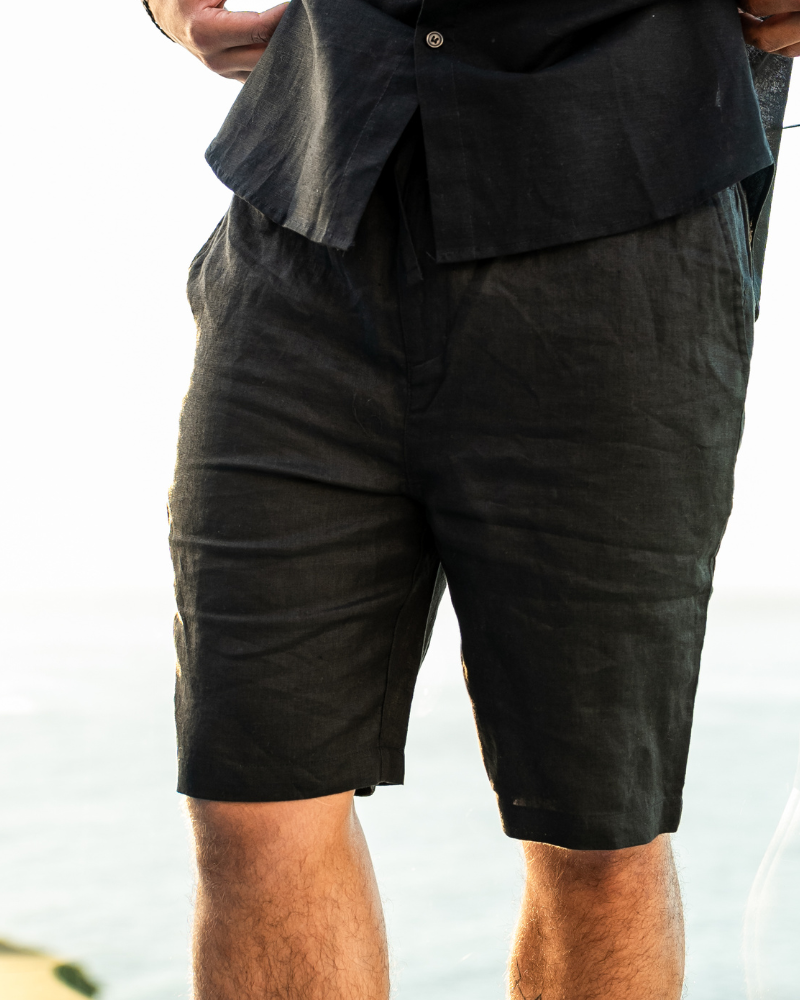 Casablanca - Luxe Linen Shorts