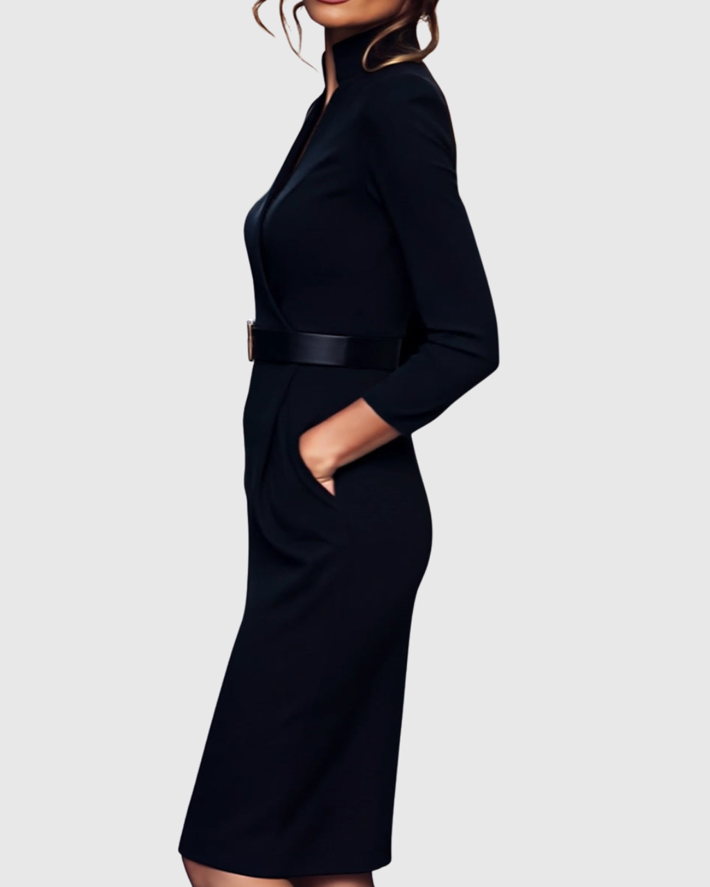 Claribel | Elegant Midi Dress