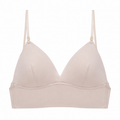 Wireless Low Back Bra Seamless Deep Convertible Strap Breathable Molded Cups