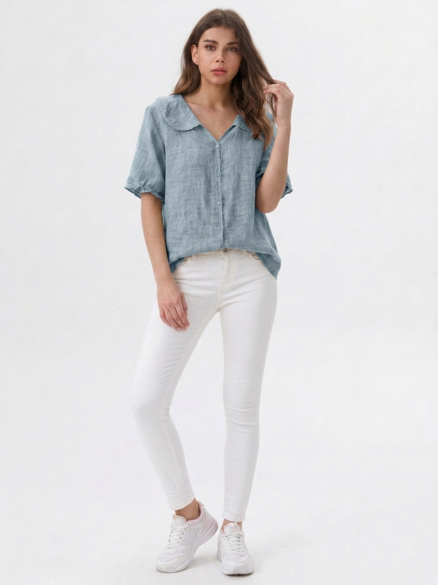 Effortless Linen Blouse