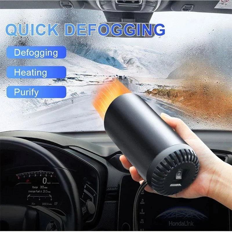 Portable Car Heater and Windshield Defroster – Fast Heating Device for Winter Driving and Clear Visibility