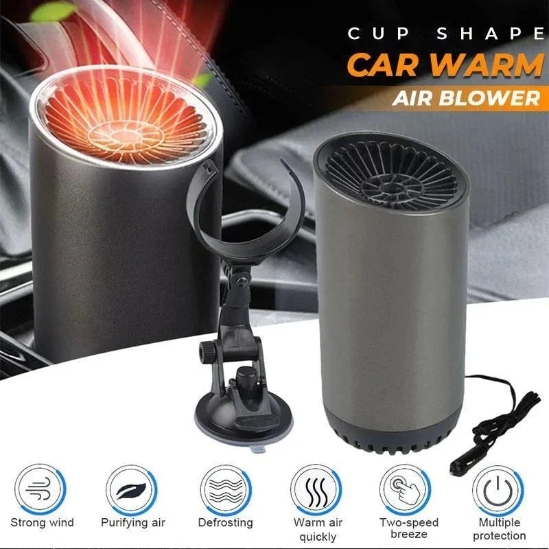 Portable Car Heater and Windshield Defroster – Fast Heating Device for Winter Driving and Clear Visibility