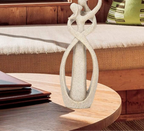 Eternal Embrace – Abstract Figurine of Timeless Love | Modern Home Décor & Unique Gift