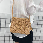 Mira Solis. – Woven Summer Shoulder Bag