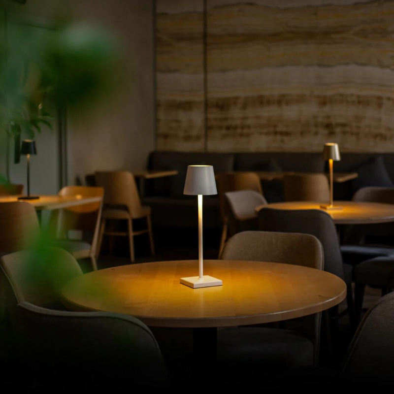 Rechargeable Wireless Lampshade with Built-In LED Light – Portable Ambient Lighting for Bedroom, Living Room and Desk Use