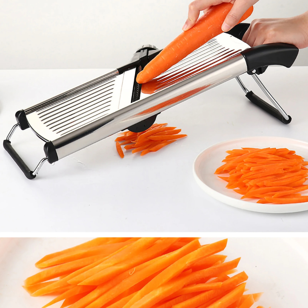 Adjustable Mandoline Slicer for Kitchen Prep – Precision Vegetable Cutter for Slicing, Julienne and Everyday Cooking