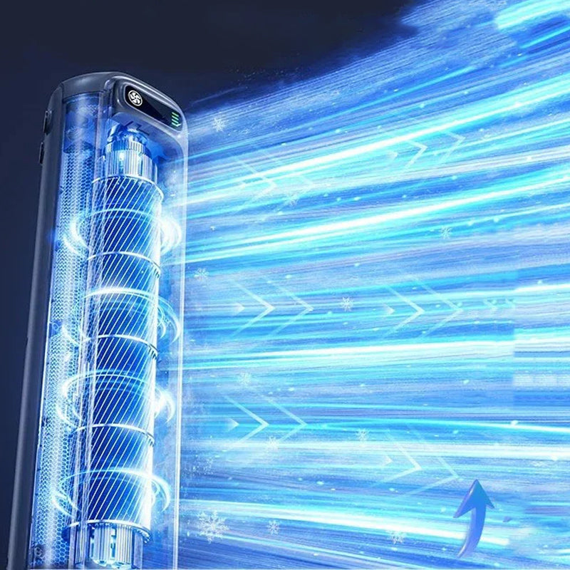 Compact Portable Air Conditioner with Fast Cooling Technology – Rechargeable, 12h Runtime, Desktop & Wall-Mount Use